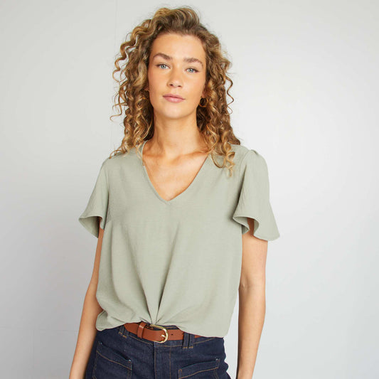 Light and floaty blouse GREEN