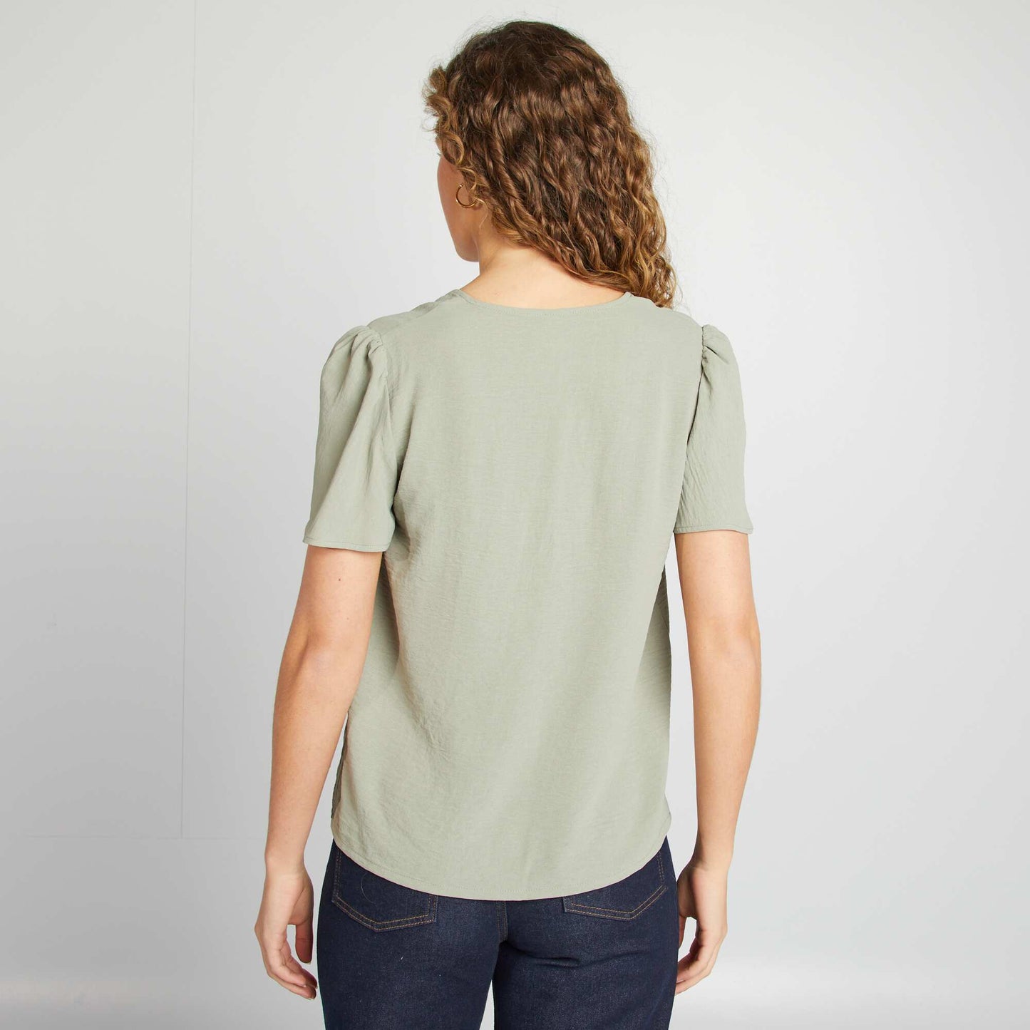 Light and floaty blouse GREEN