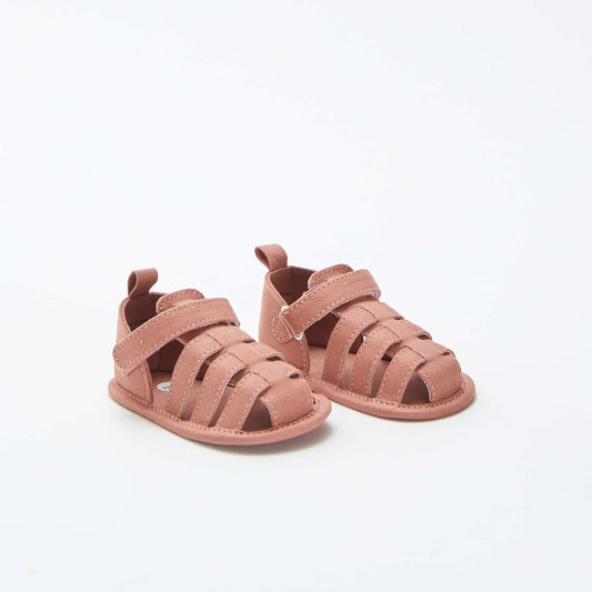 Strappy sandals PINK