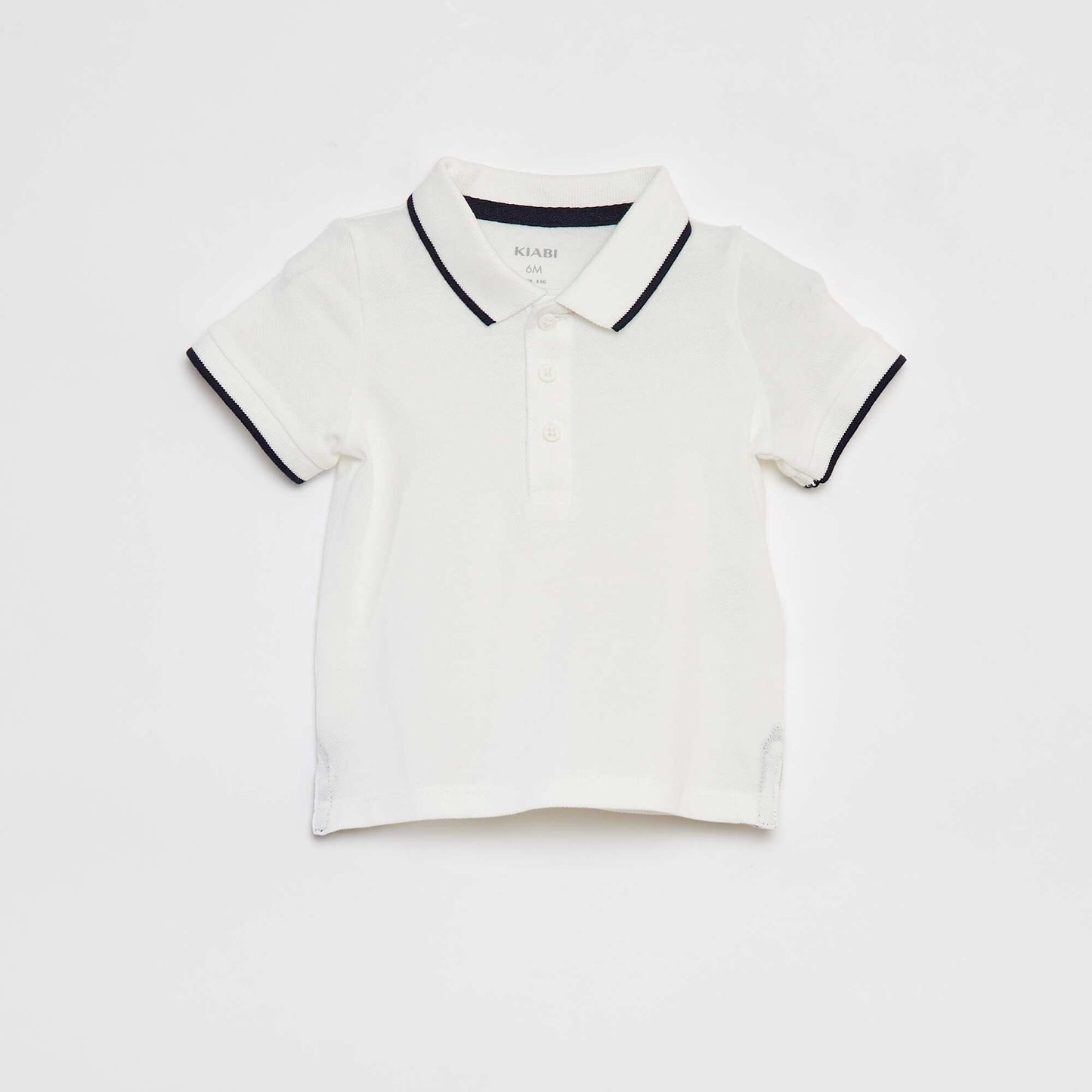 Polo shirt + dungarees set - 2-piece set WHITE