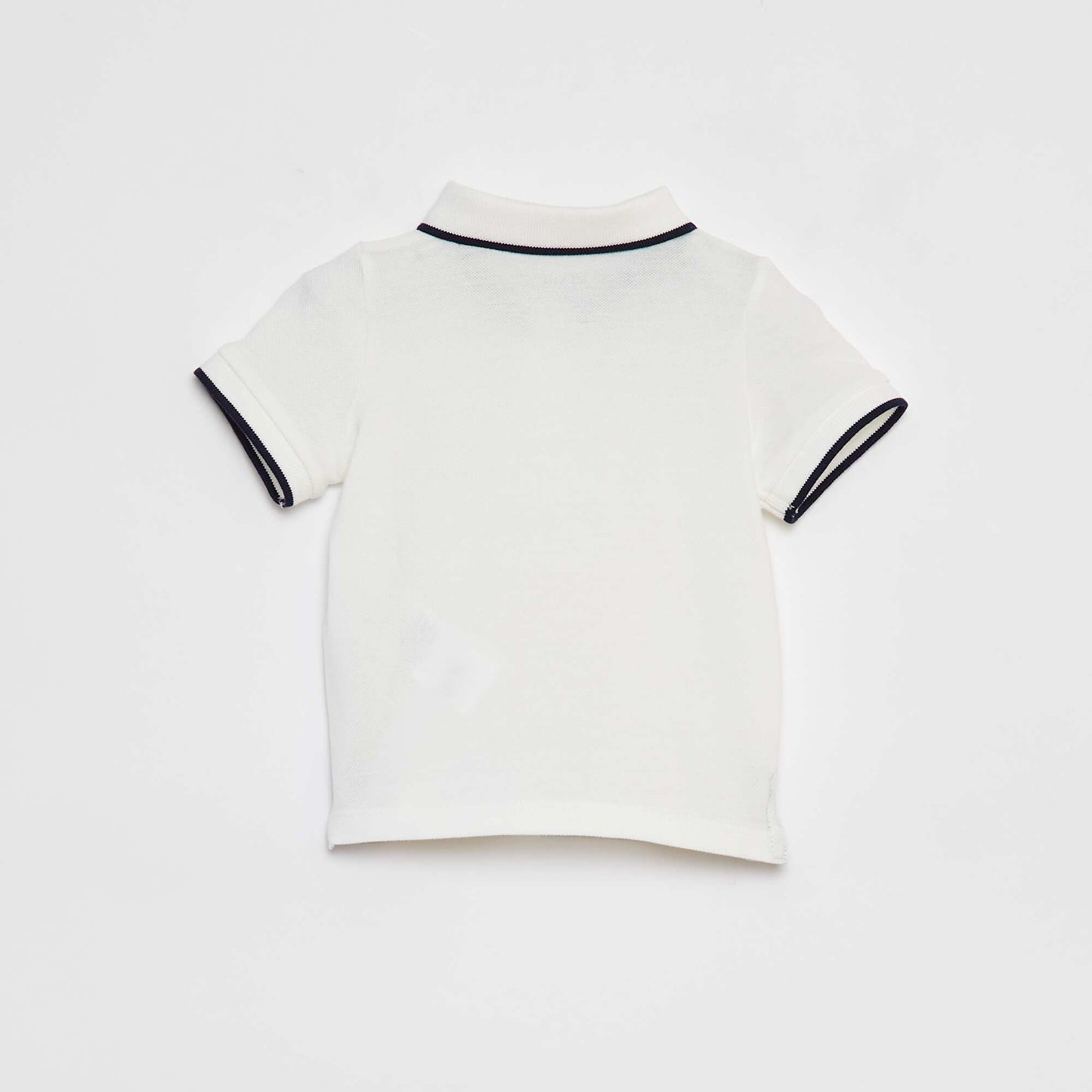 Polo shirt + dungarees set - 2-piece set WHITE
