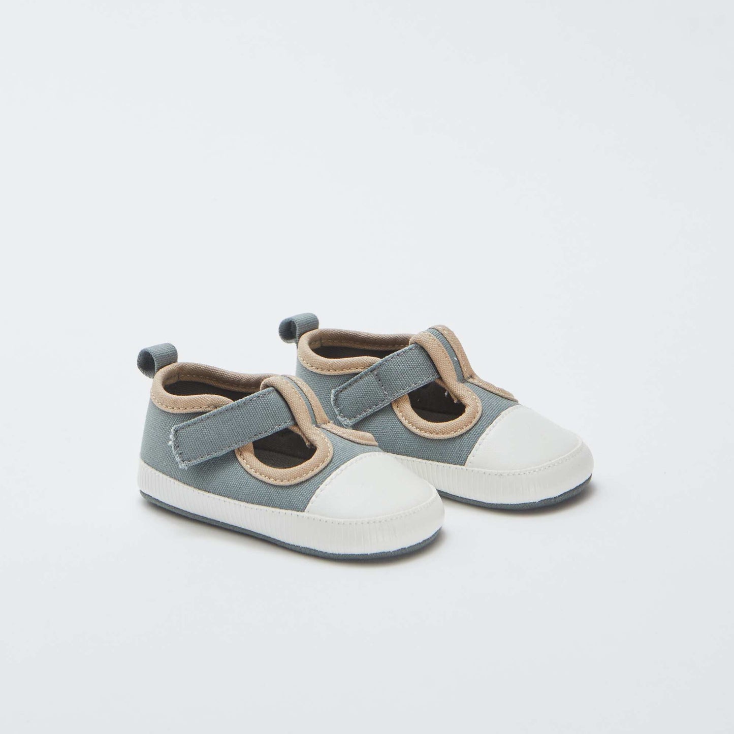 Sneaker-style canvas slippers GREEN