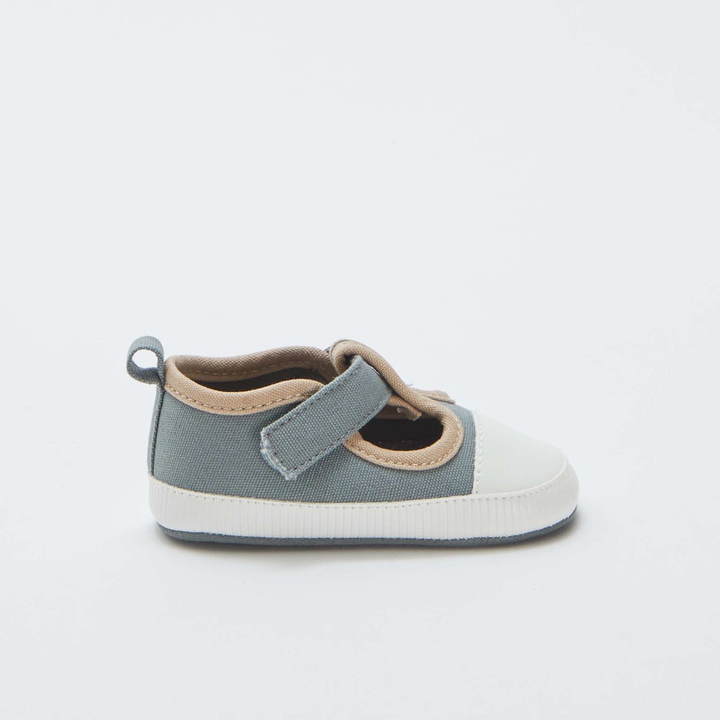 Sneaker-style canvas slippers GREEN