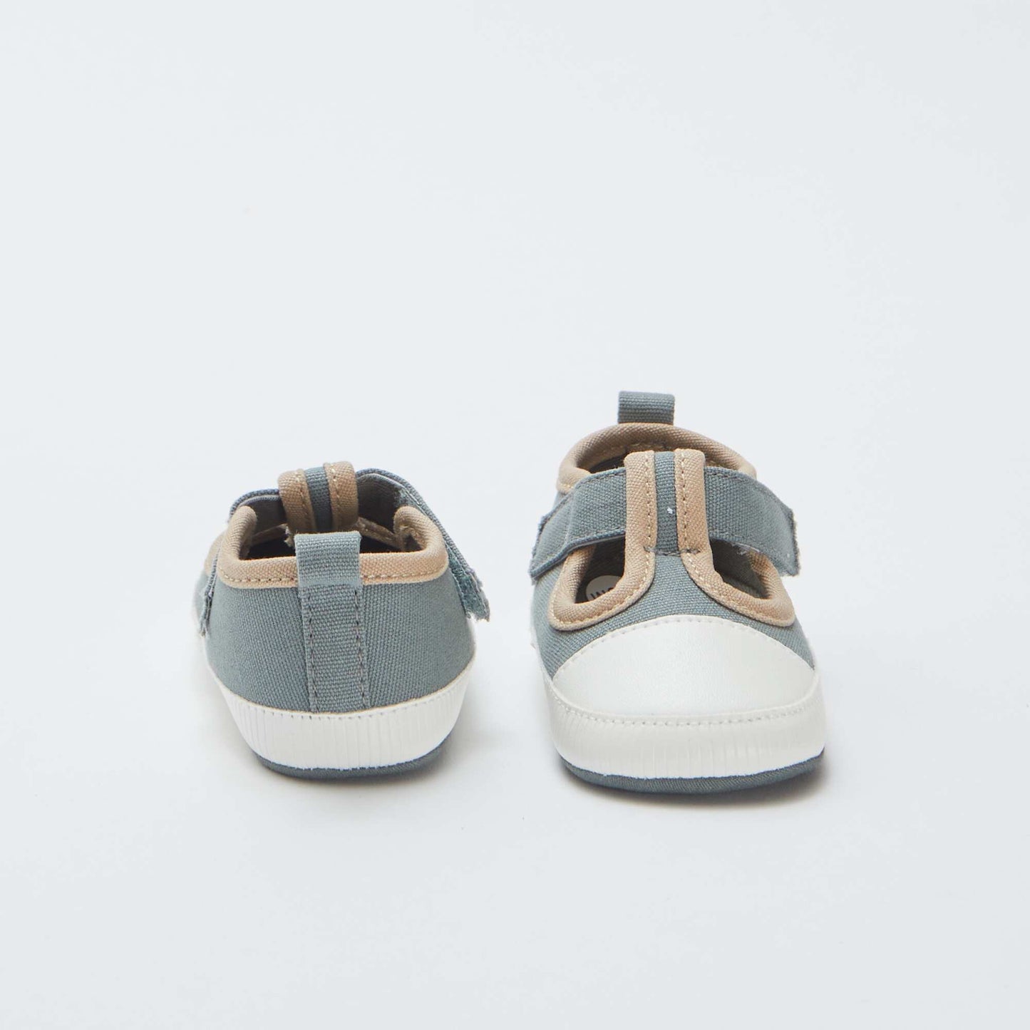 Sneaker-style canvas slippers GREEN