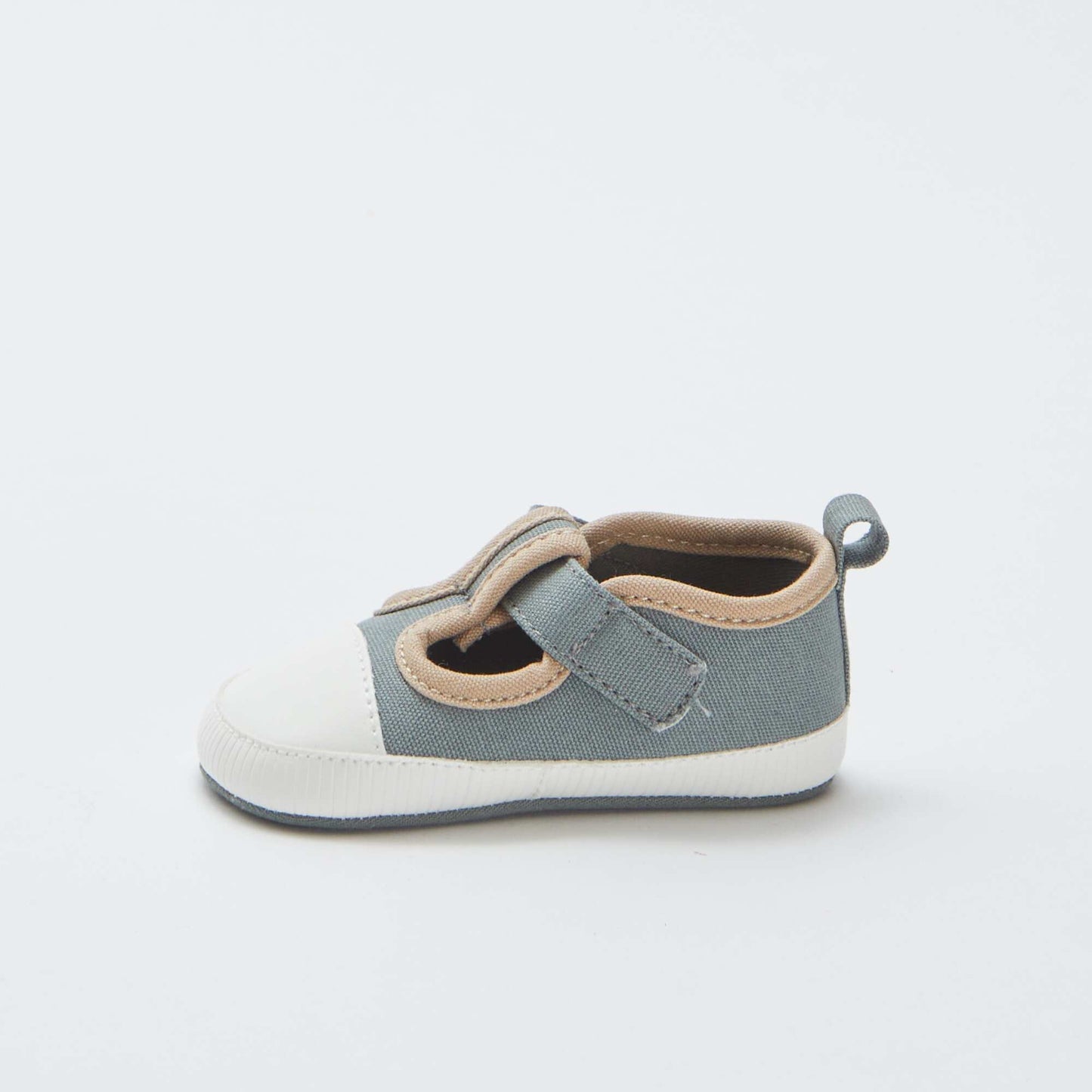 Sneaker-style canvas slippers GREEN