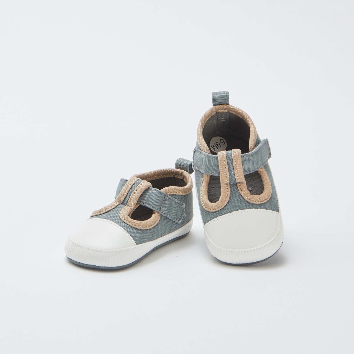 Sneaker-style canvas slippers GREEN