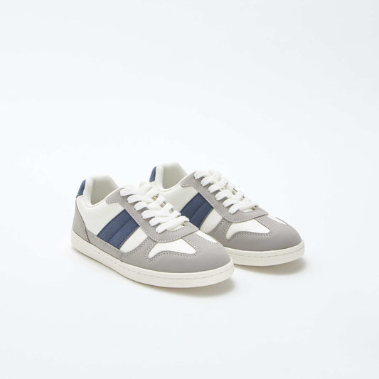 Low-top lace-up trainers BLUE