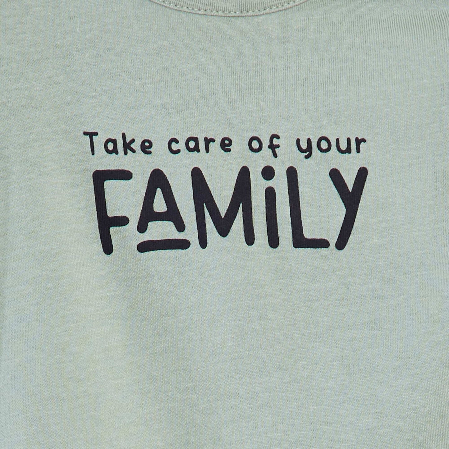 Slogan T-shirt GREEN