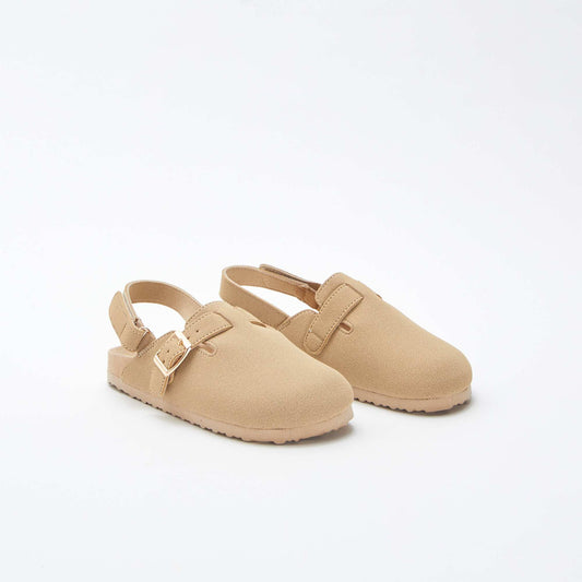 Clog-style mules BEIGE