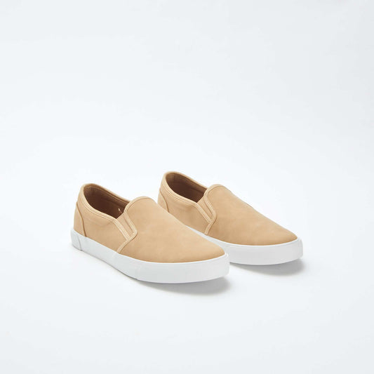 Slip-on trainers BEIGE