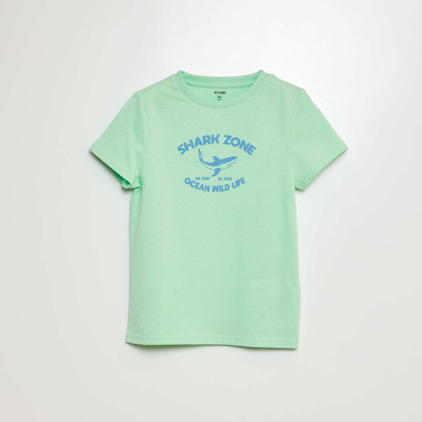 Short-sleeved printed T-shirt GREEN