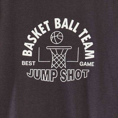 Short-sleeved printed T-shirt GREY