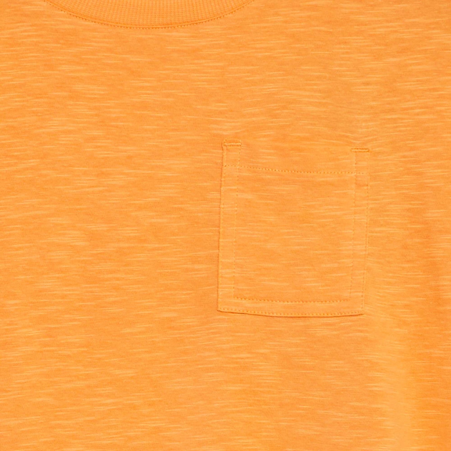 Plain T-shirt with pocket ORANGE