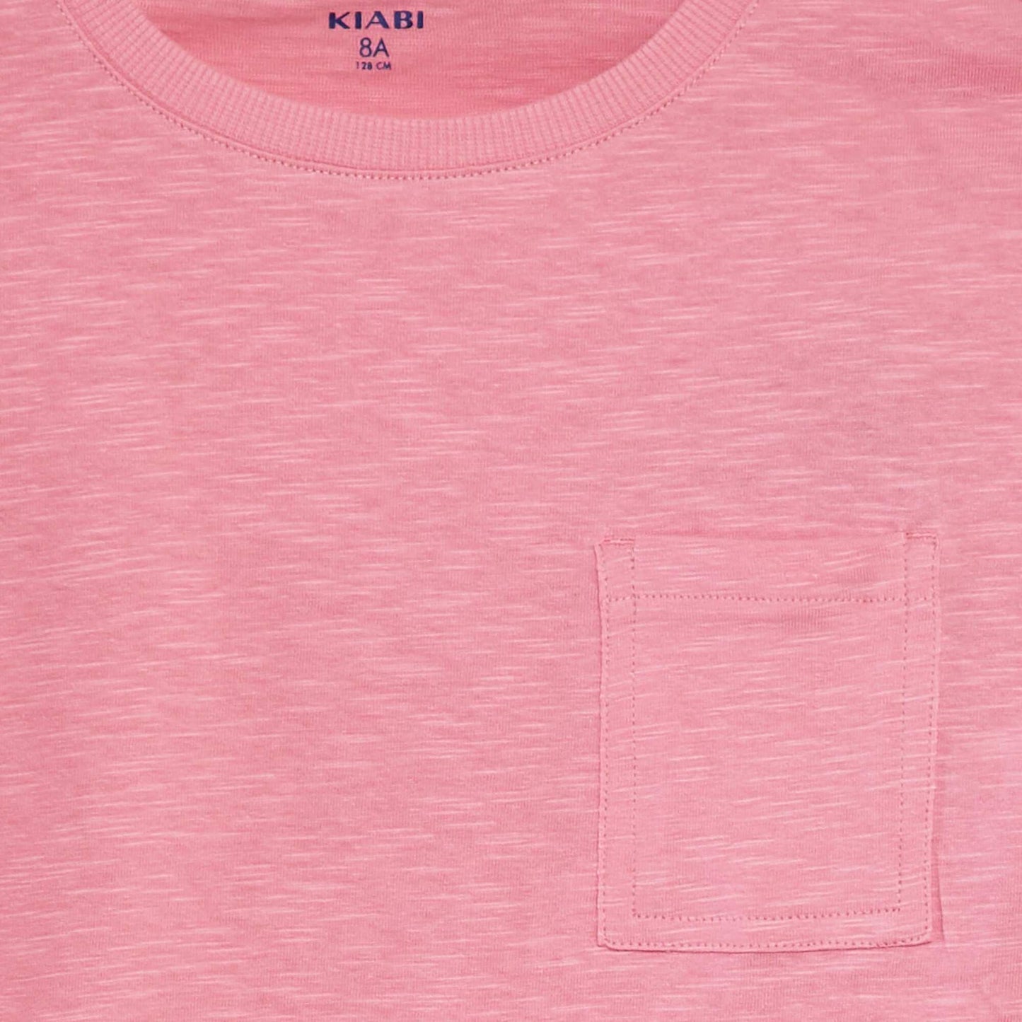 Plain T-shirt with pocket PINK