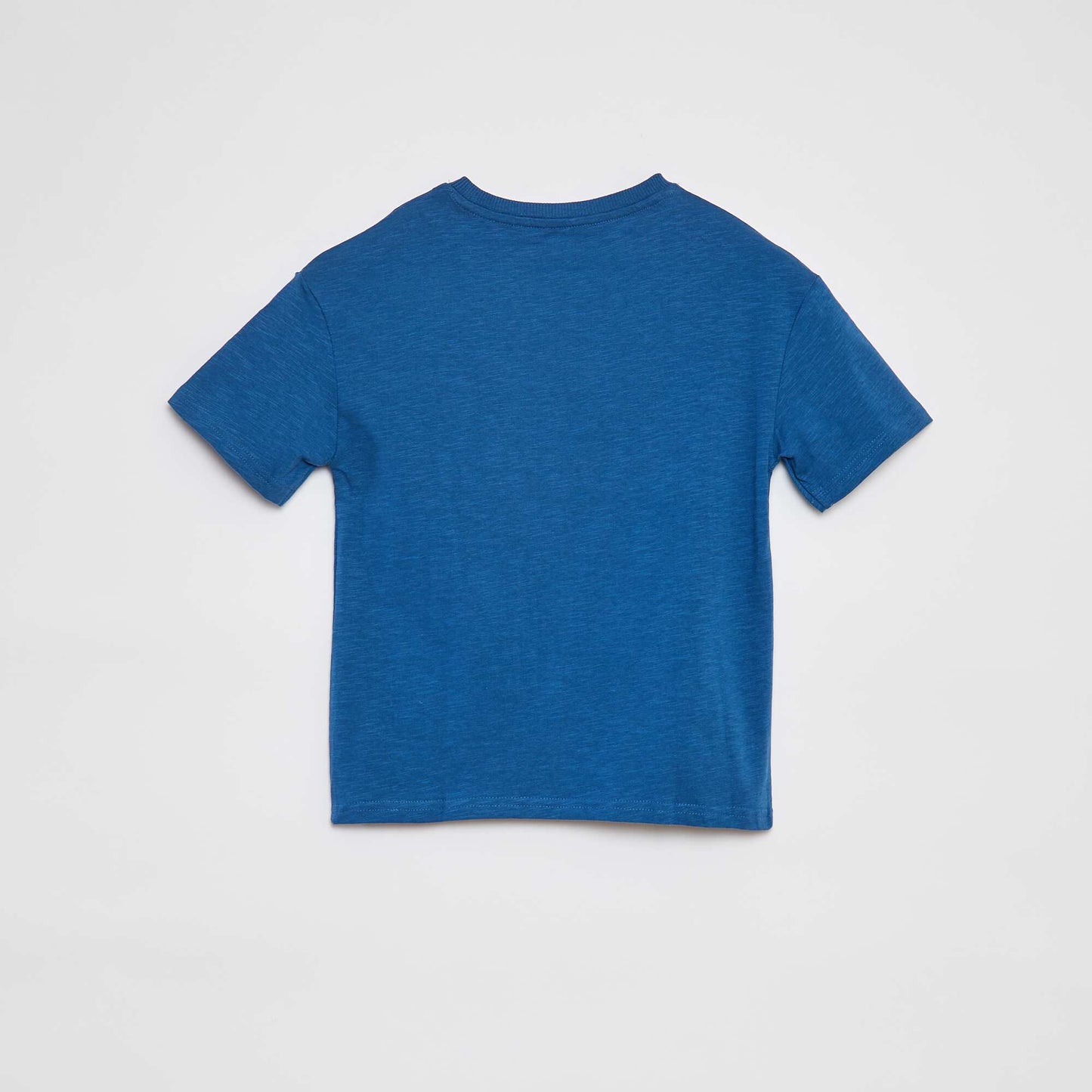 Plain T-shirt with pocket BLUE