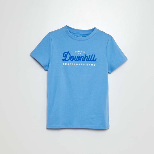 Fun print T-shirt BLUE