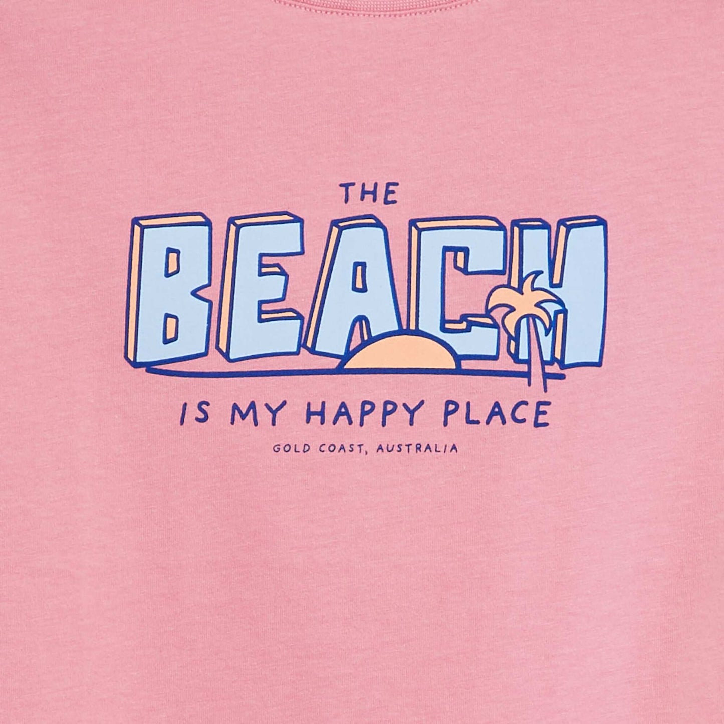 Fun print T-shirt PINK