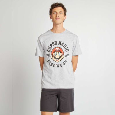 'Super Mario' short pyjamas - 2-piece set BLACK