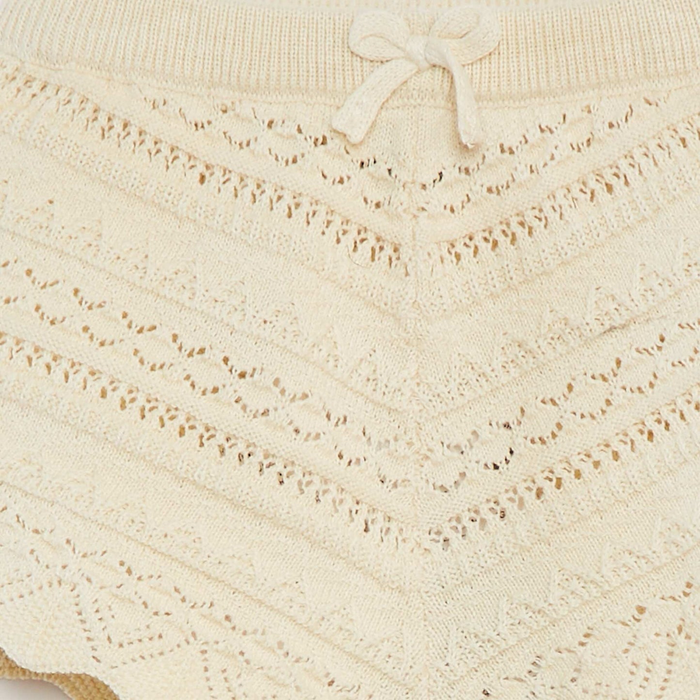 Knitted shorts WHITE