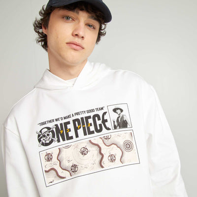 One Piece sweatshirt WHITE