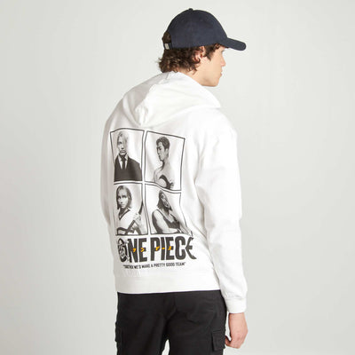 One Piece sweatshirt WHITE