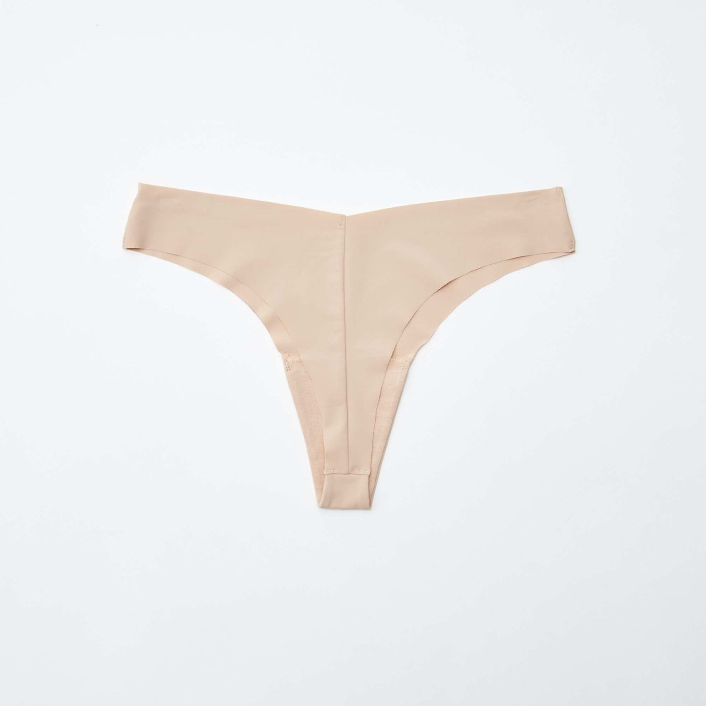 Pack of 2 pairs of seamless microfibre tanga briefs PINK