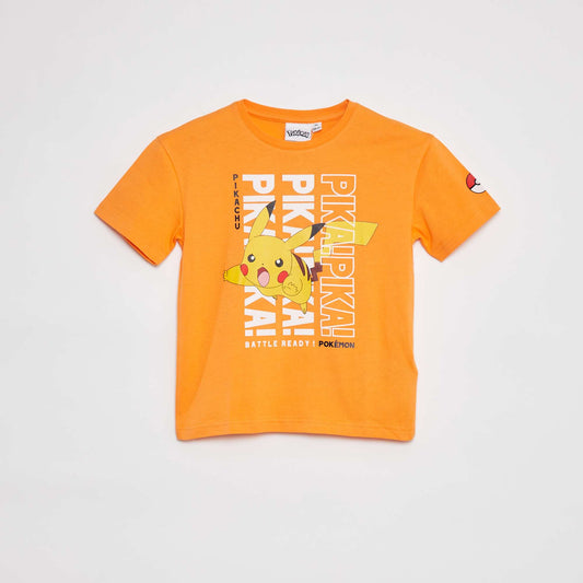 Pokémon Pikachu T-shirt ORANGE