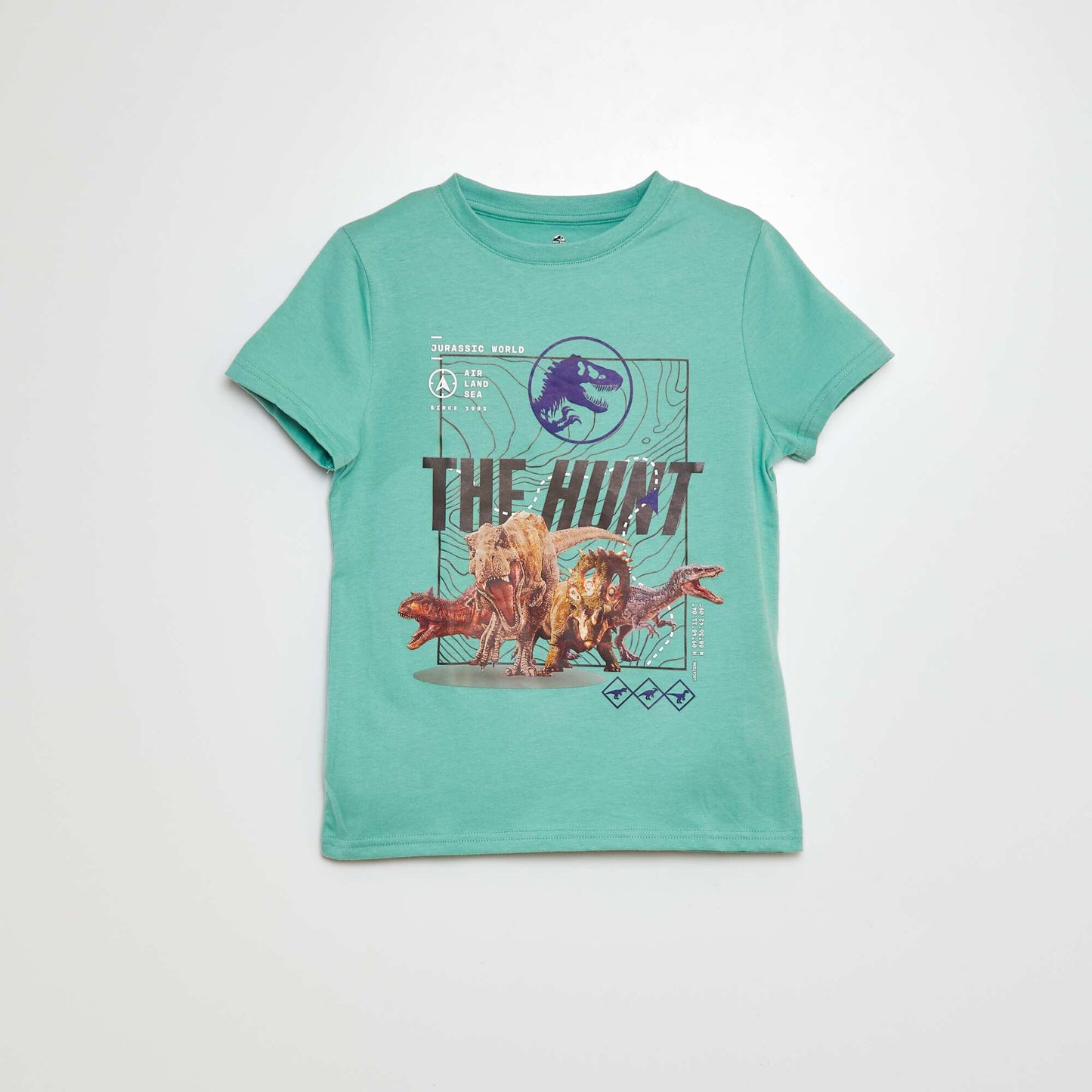 Short-sleeved 'Jurassic World' T-shirt GREEN