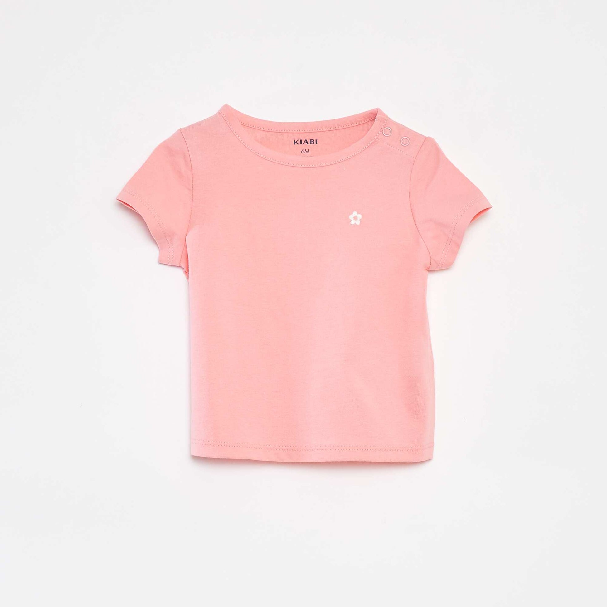 Pack of 2 plain T-shirts PINK