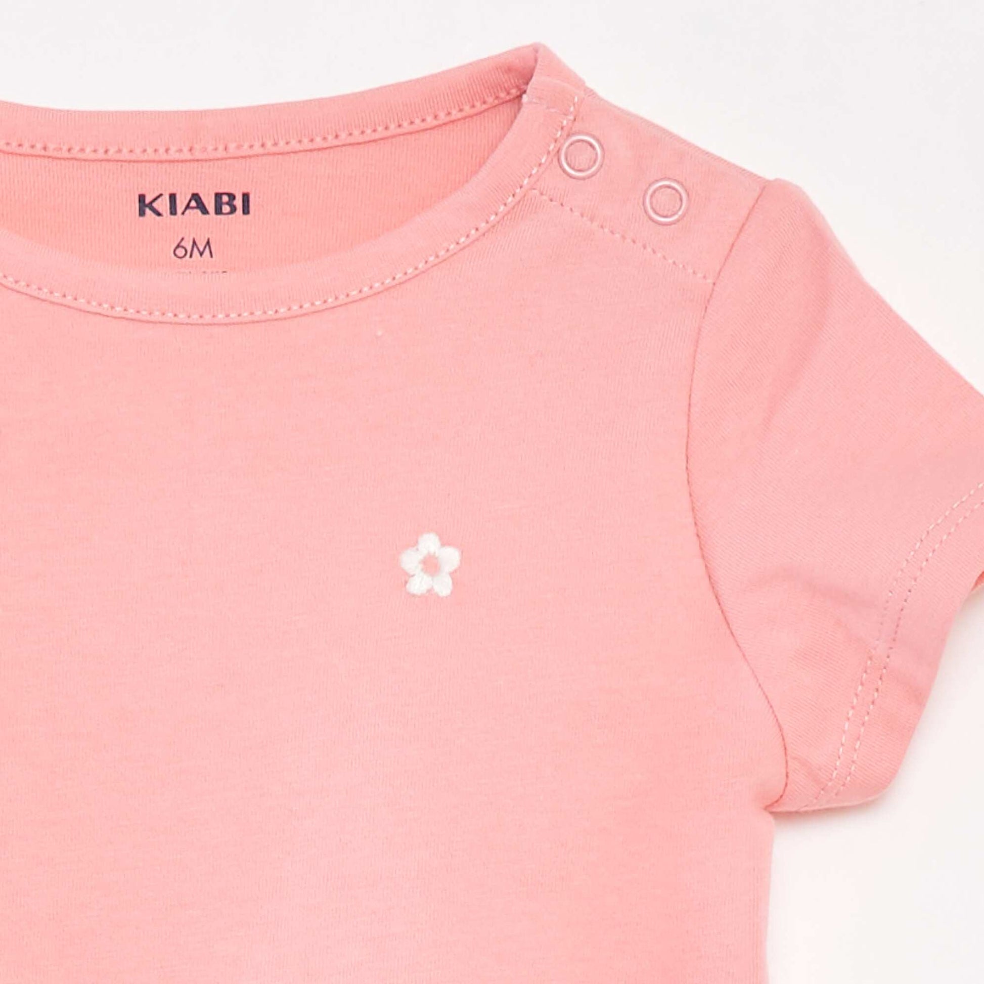Pack of 2 plain T-shirts PINK