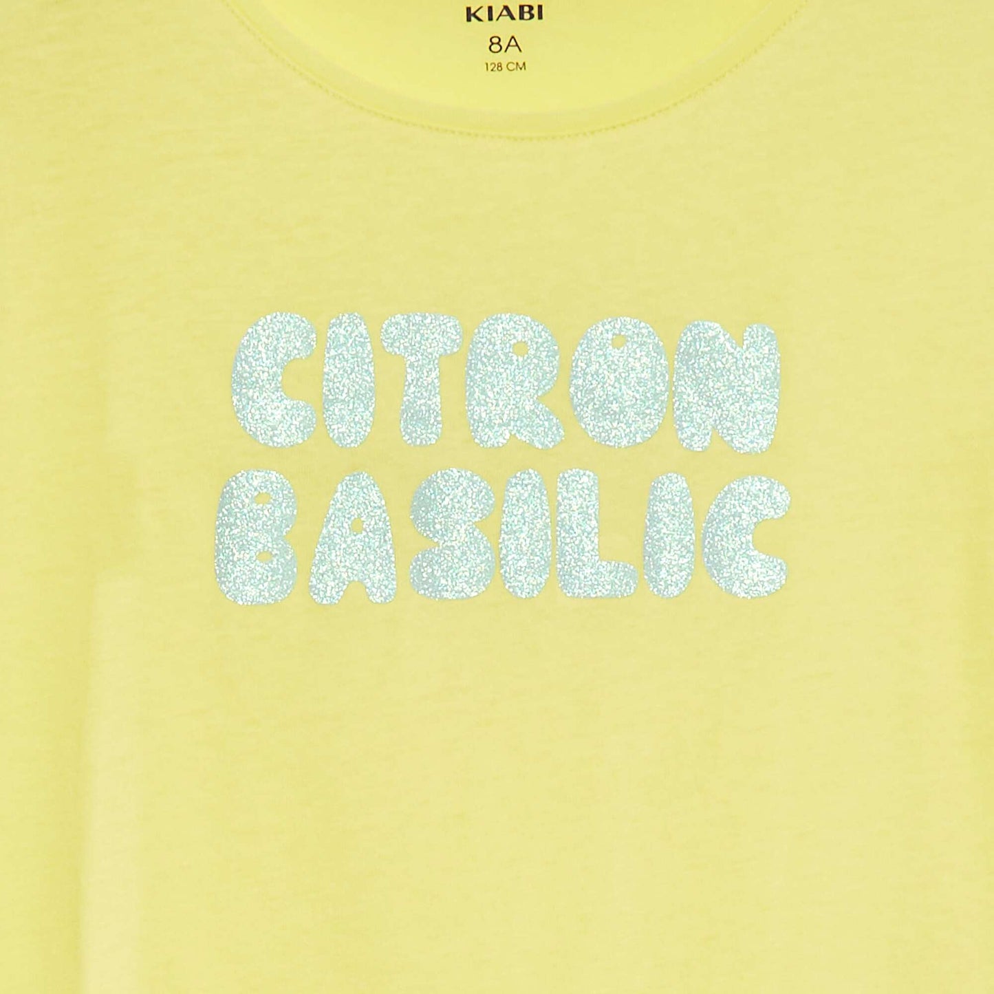 Short-sleeved printed T-shirt YELLOW