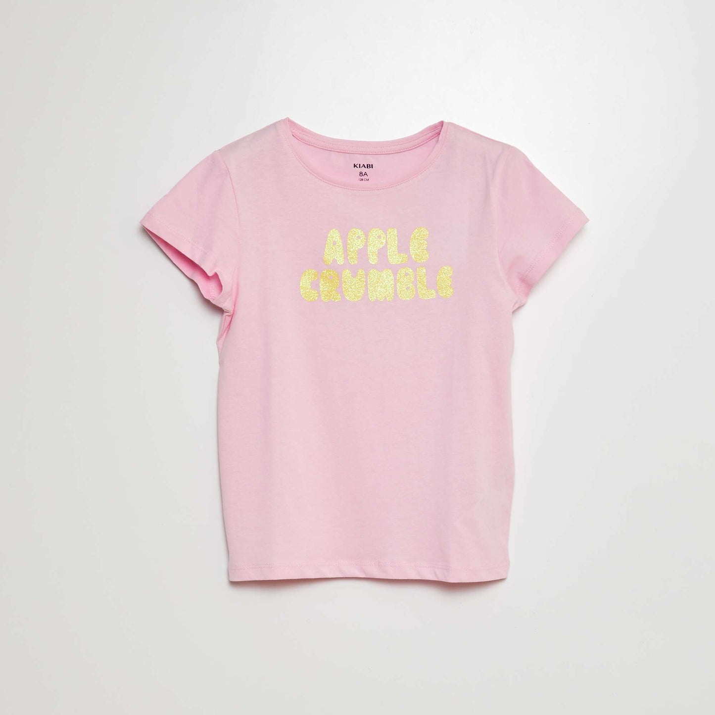 Short-sleeved printed T-shirt PINK