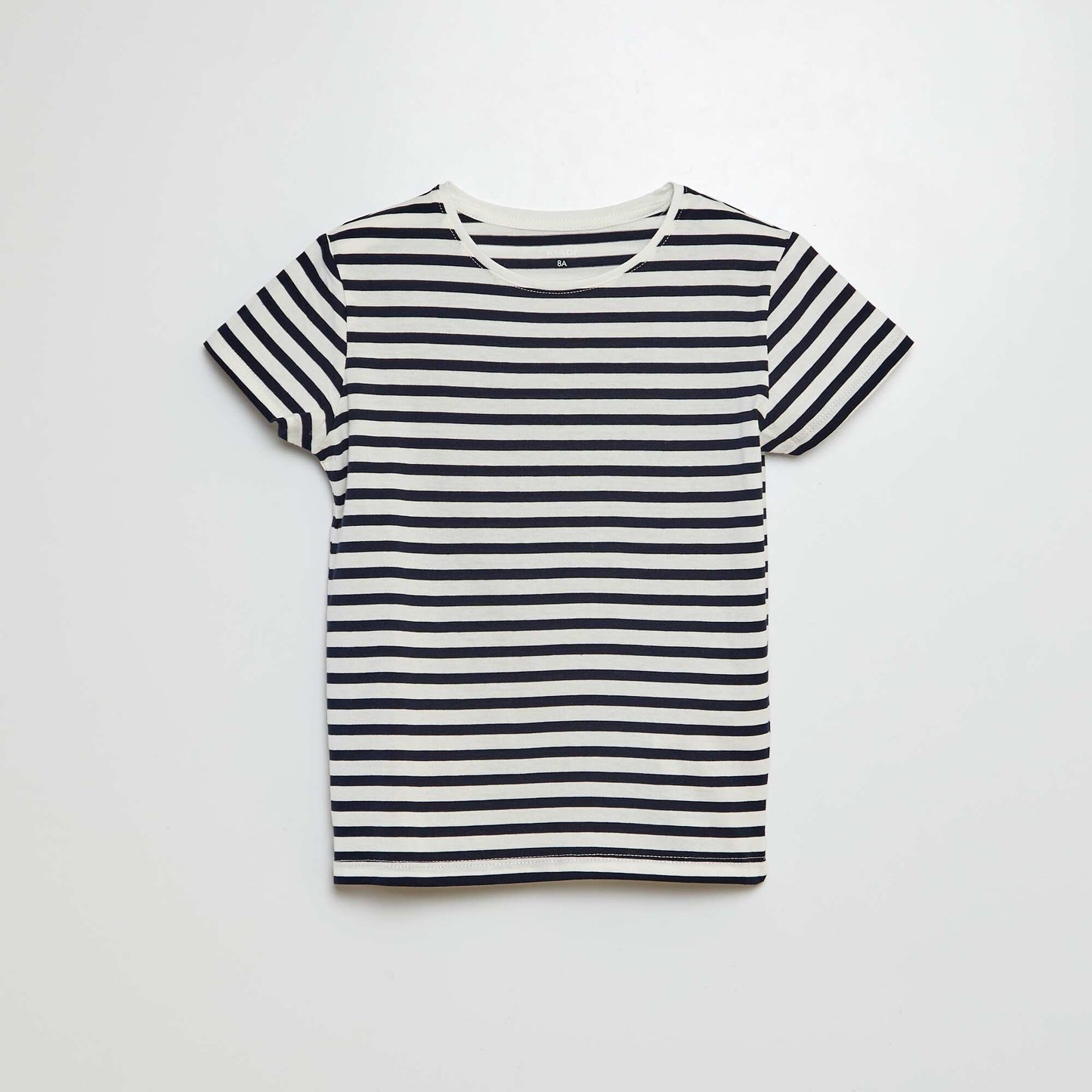 Short-sleeved striped T-shirt BLUE