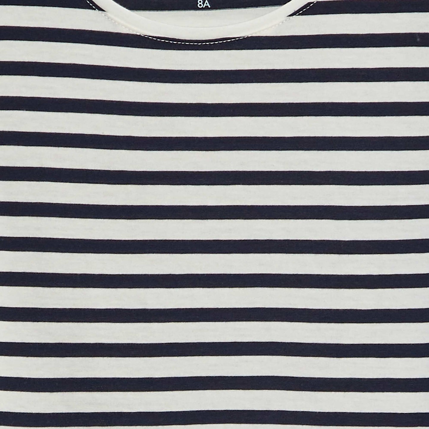 Short-sleeved striped T-shirt BLUE