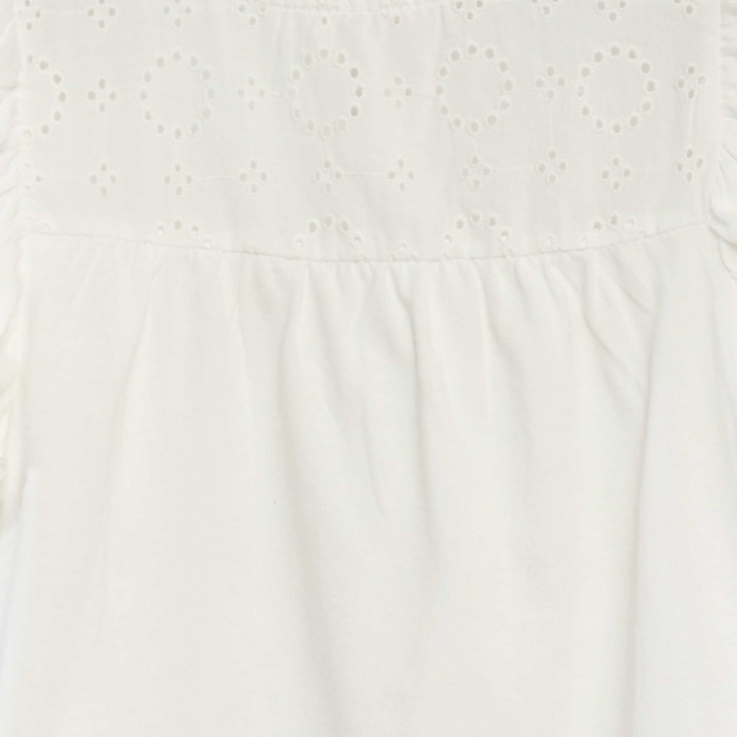 Broderie anglaise T-shirt WHITE