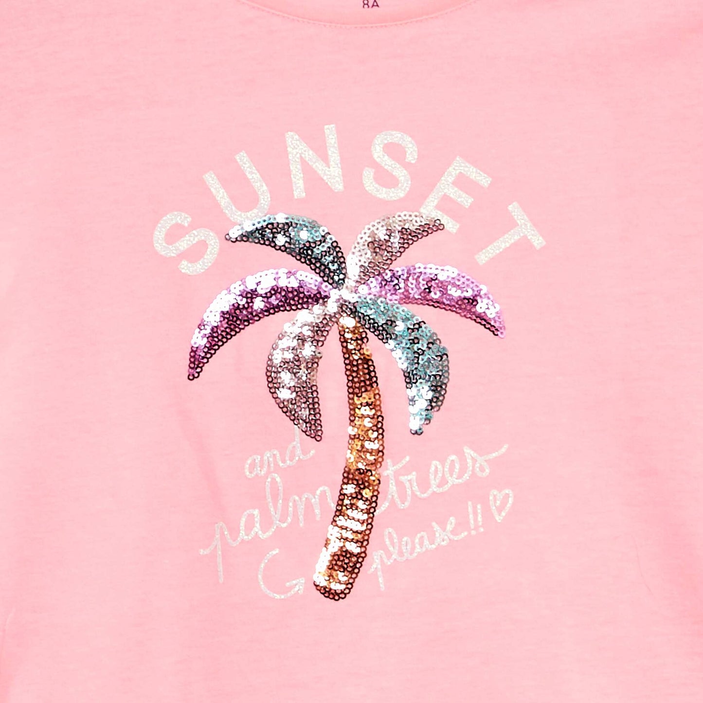 T-shirt with decorative print PINK