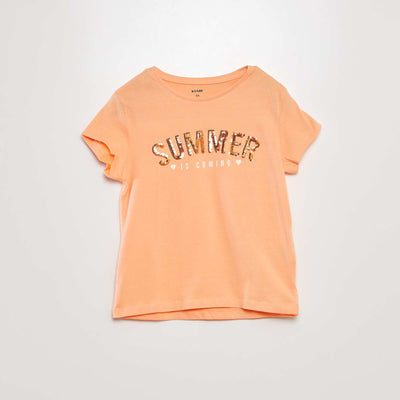 تي شيرت بطبعة زخرفية أخضر