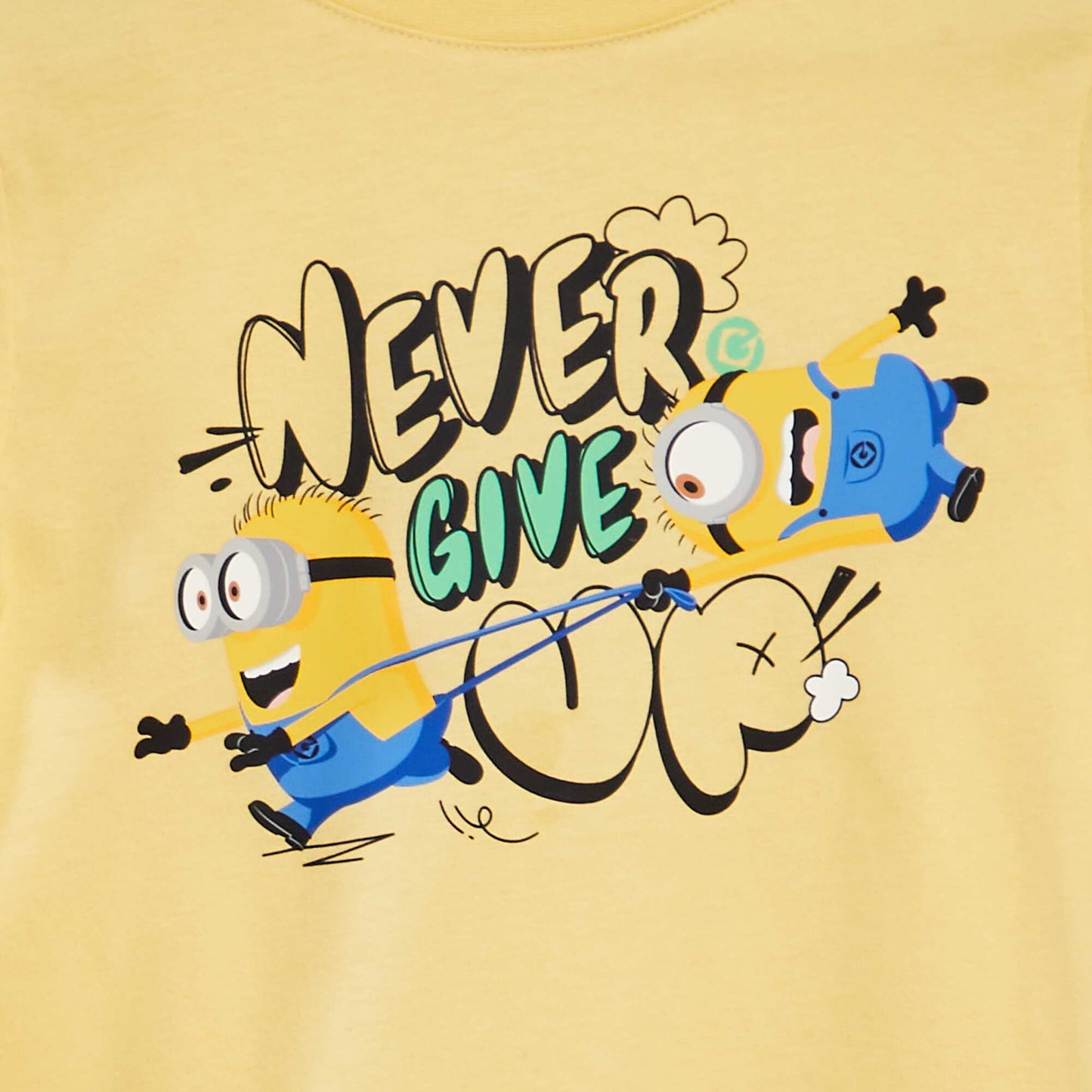 'Minions' print T-shirt YELLOW