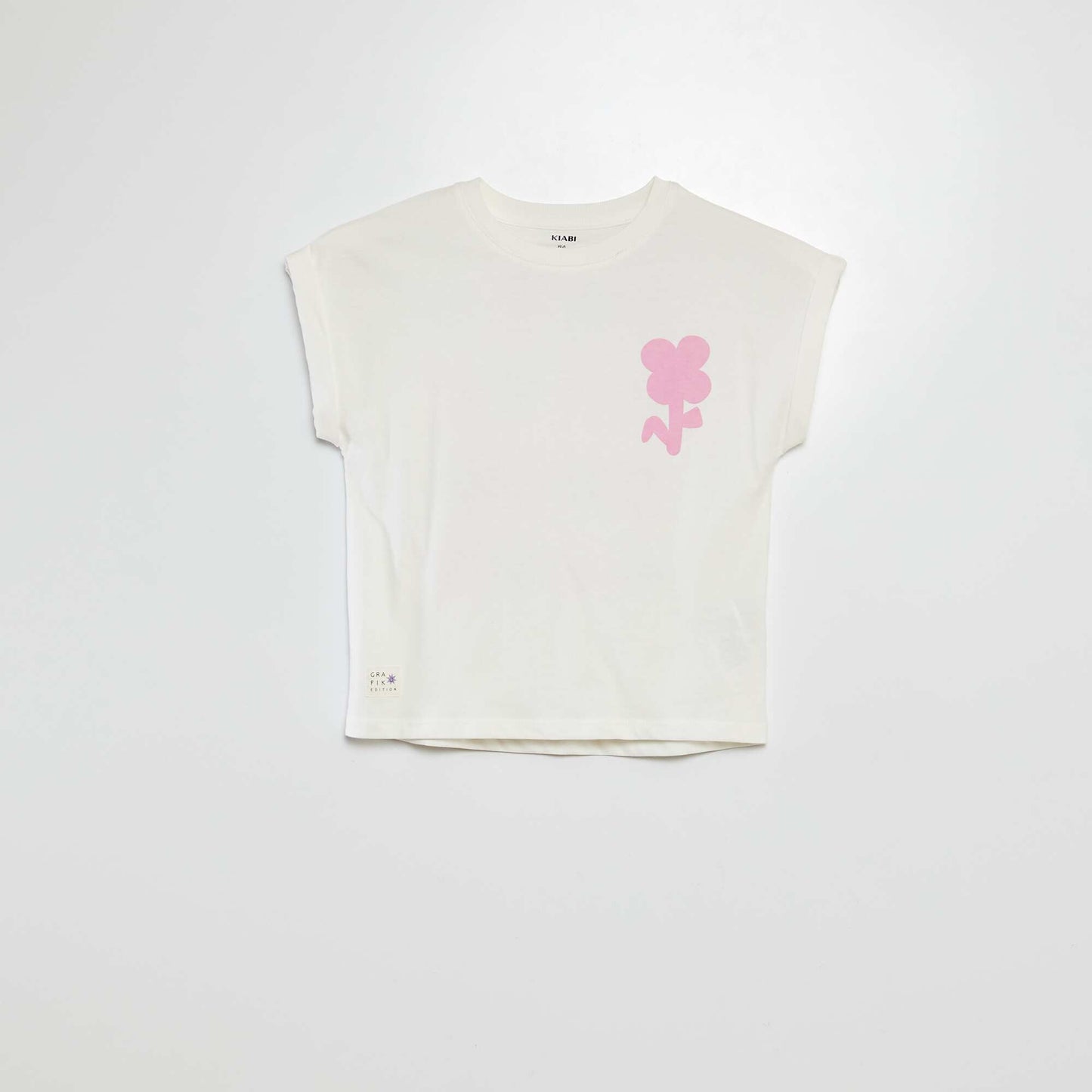 Short-sleeved printed T-shirt - Grafik Edition WHITE