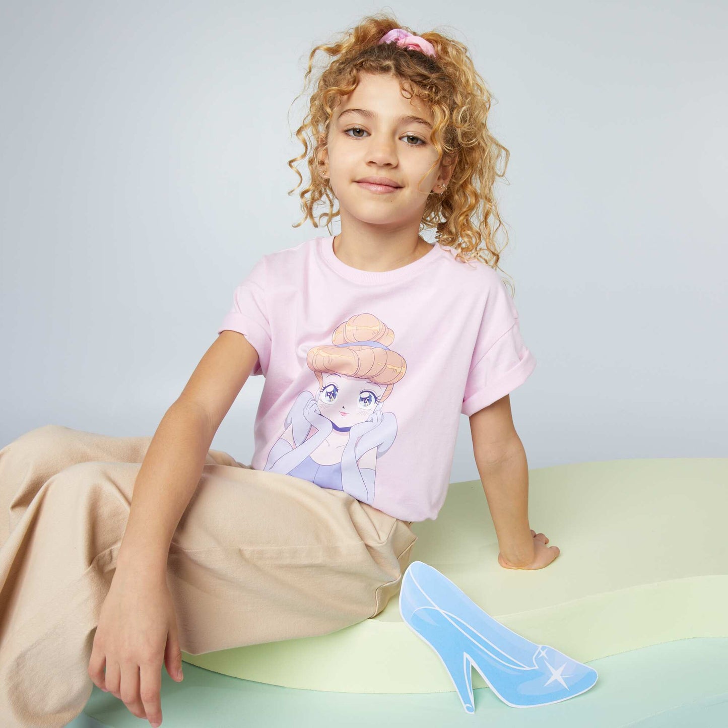 'Disney' 'Cinderella' T-shirt PINK