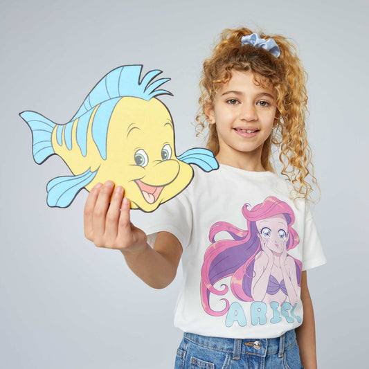 'Disney' 'Ariel' T-shirt WHITE