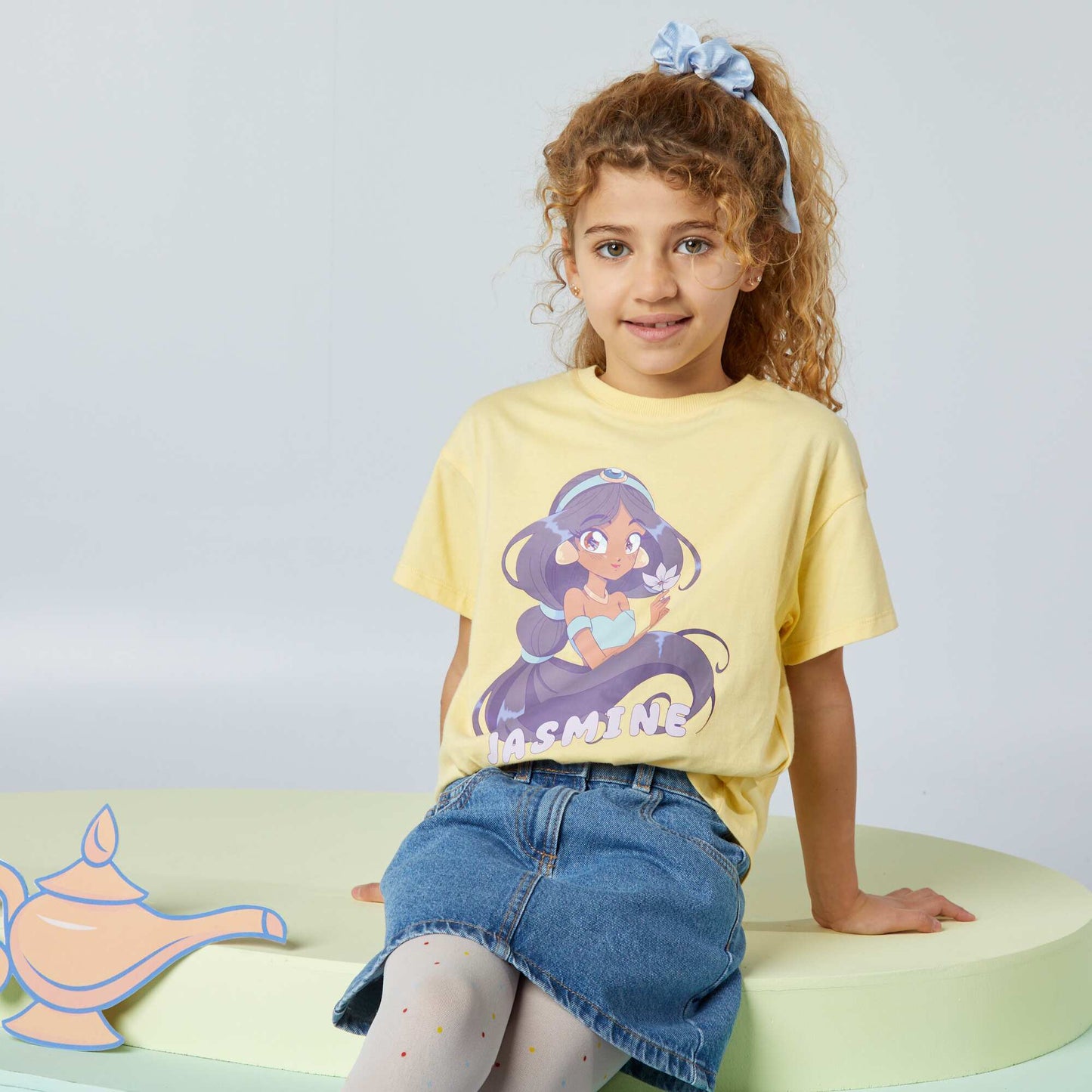 'Disney' 'Jasmine' T-shirt YELLOW