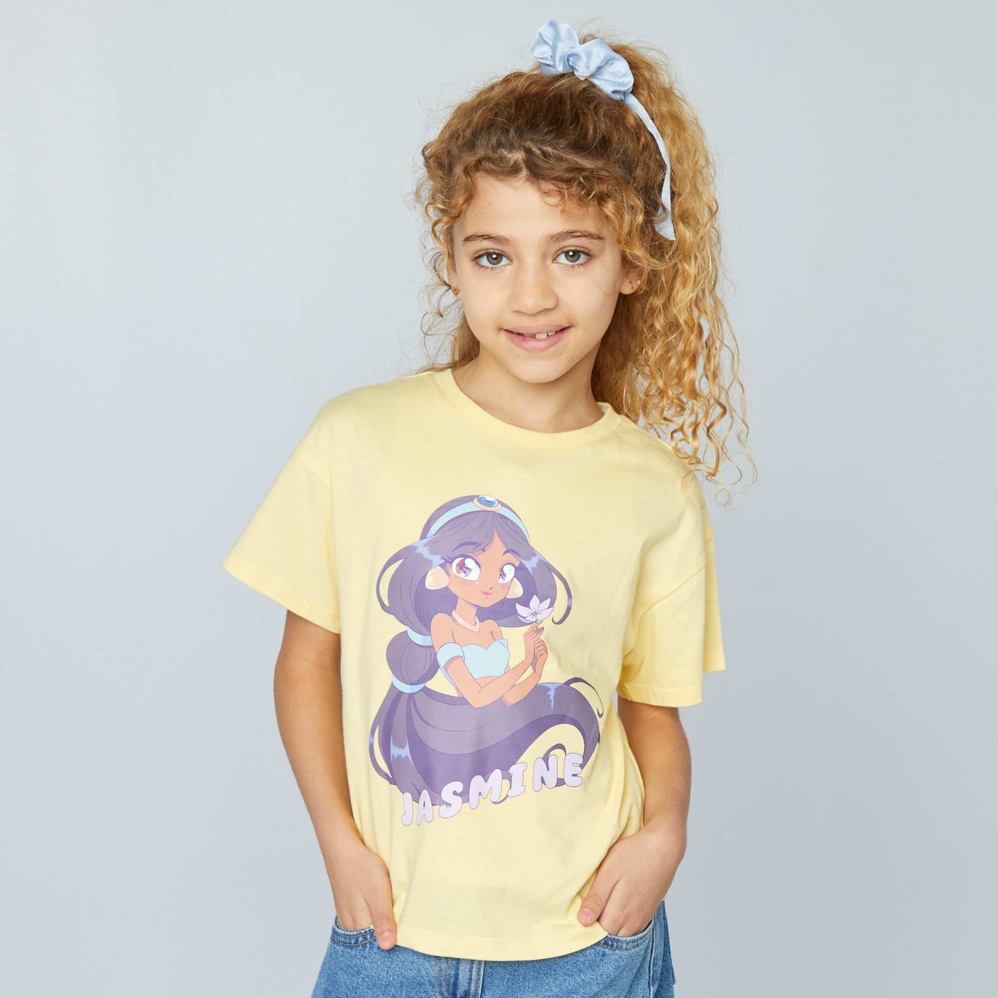 'Disney' 'Jasmine' T-shirt YELLOW