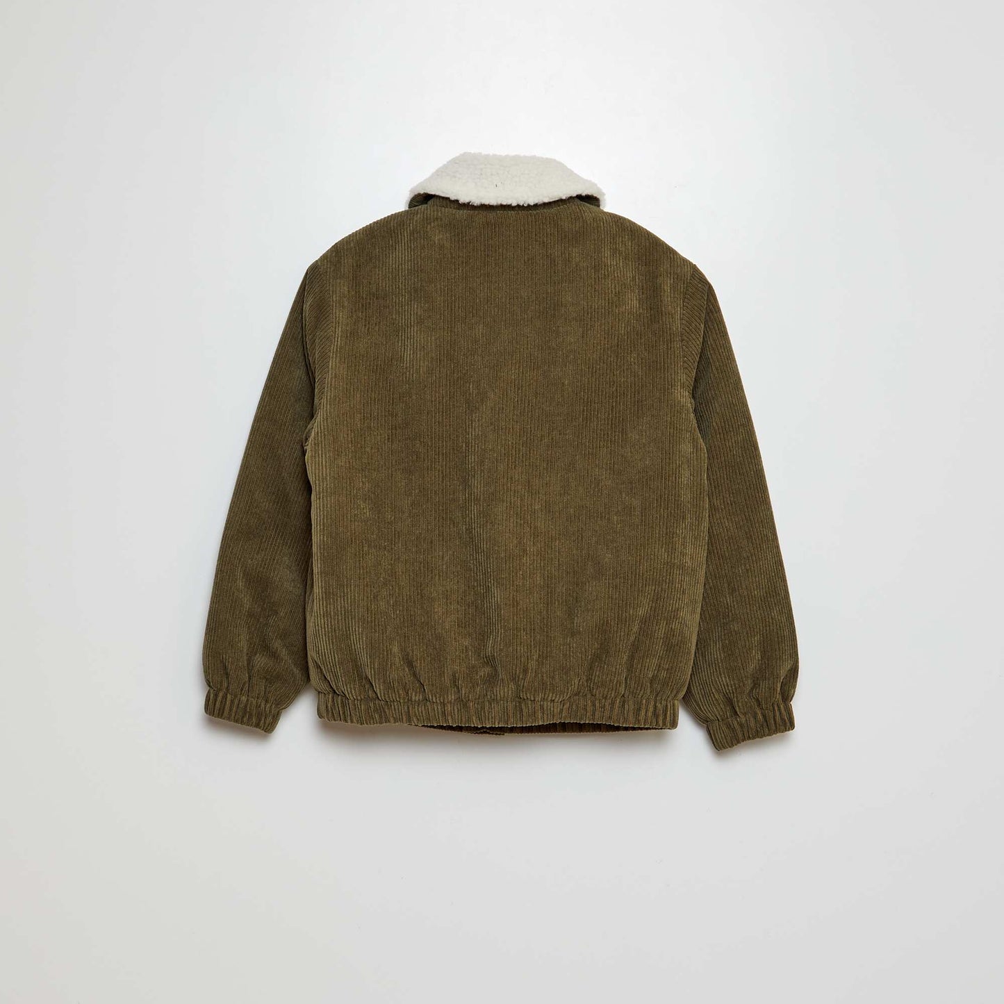 Sherpa-Lined Corduroy Jacket KHAKI