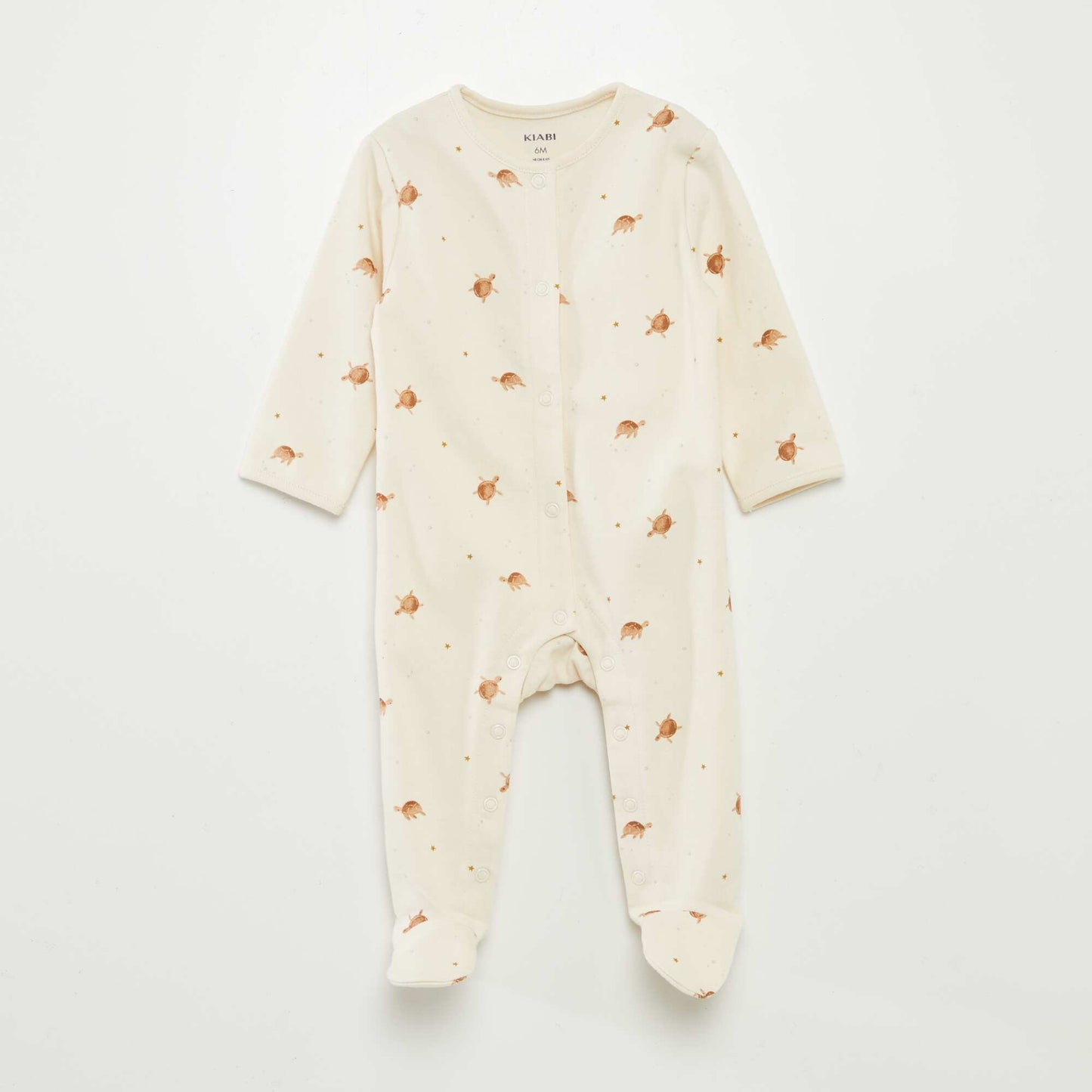 Pack of 2 sleepsuits with feet. BROWN