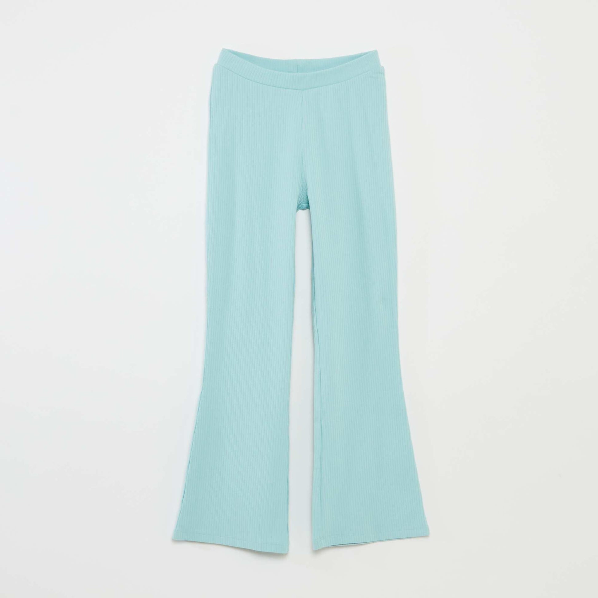 Ribbed leggings BLUE