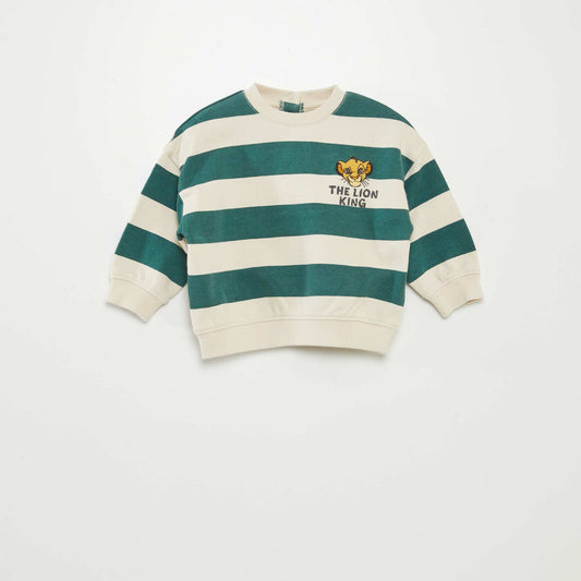 'Disney' French terry sweatshirt GREEN