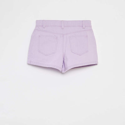 Denim shorts PURPLE