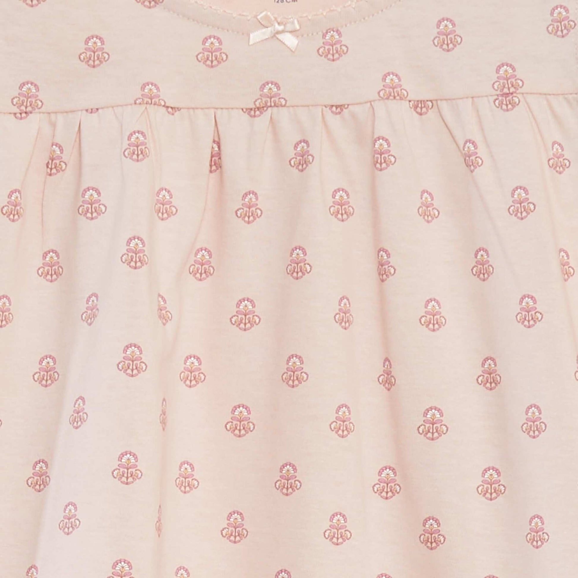 Ruffled T-shirt + shorts pyjama set - 2-piece set PINK