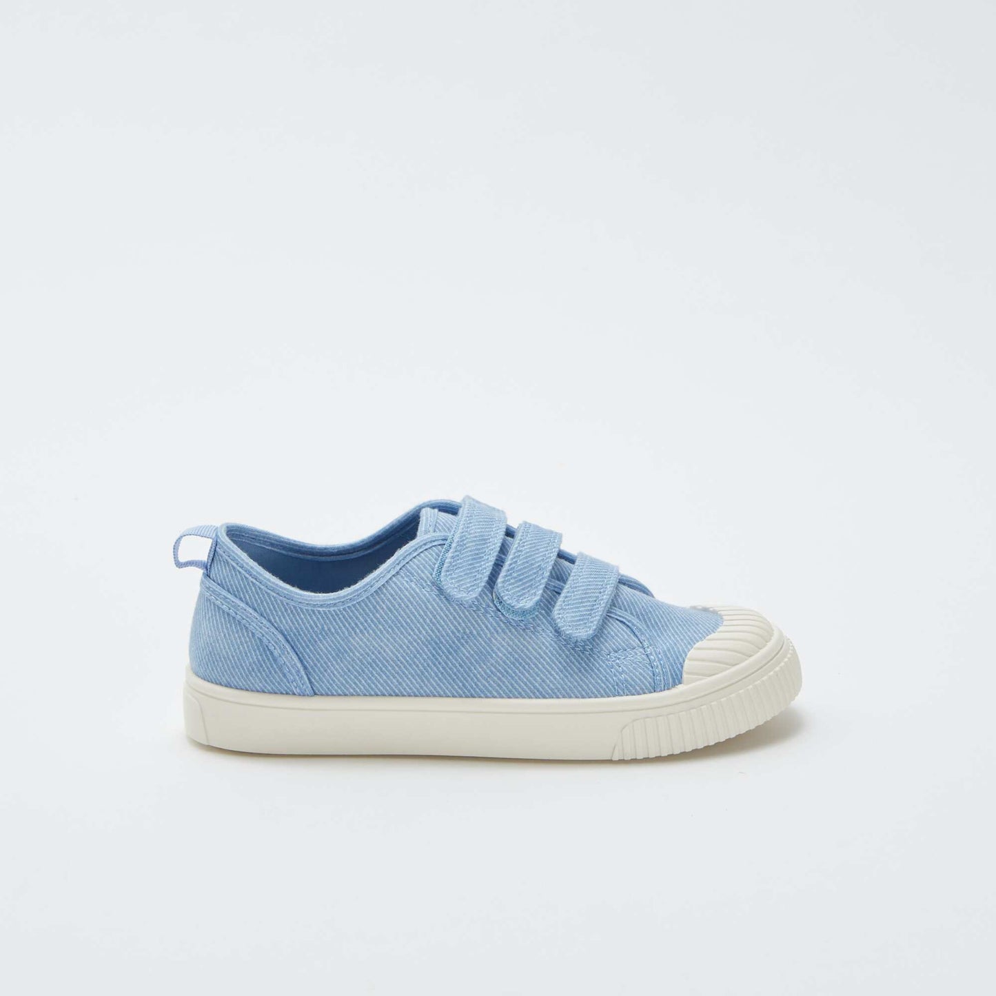 Canvas trainers with Velcro BLUE